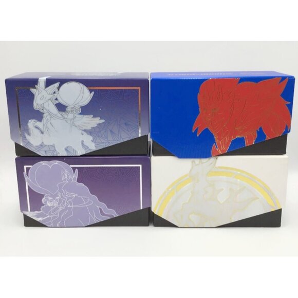 Pokemon Elite Trainer EMPTY Box Lot 4 ETB Sword & Shield Chilling Reign No Cards - Picture 1 of 11